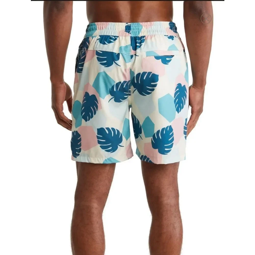 Sovereign Code 🌴 Seaglass Leaves Men's Swimming‎ trunks suit  sz L